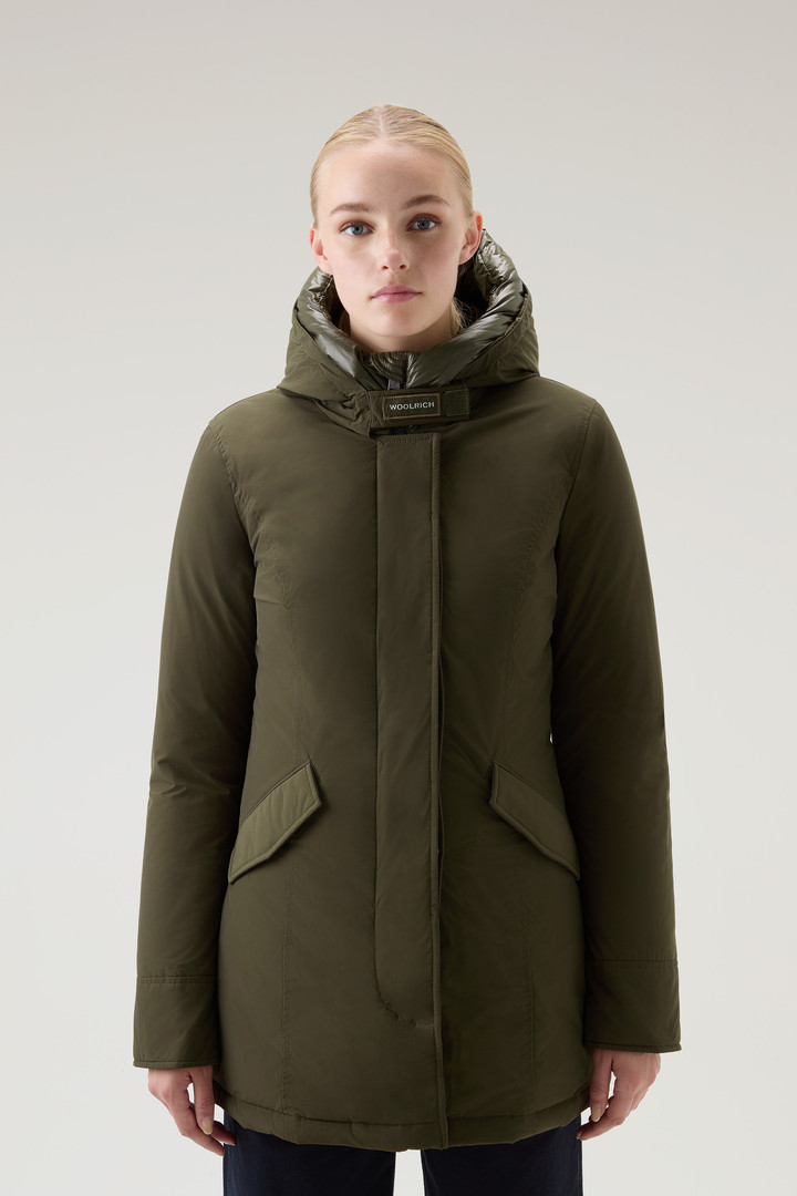 Woolrich Women Arctic Parka in Urban Touch Green Size L