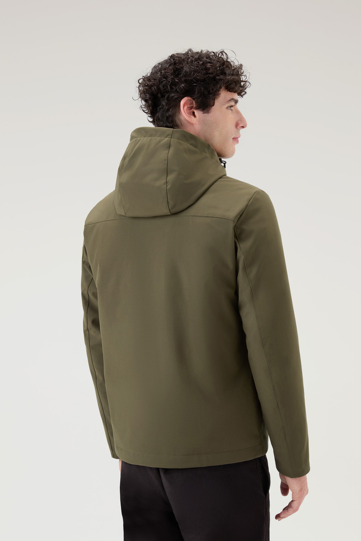 Pacific Jacket in Tech Softshell Green photo 3 | Woolrich
