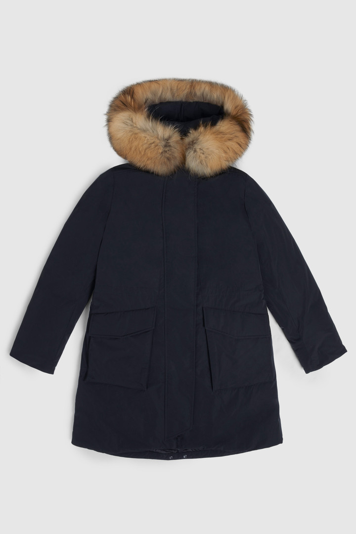 Parka Military con piel de mapache
