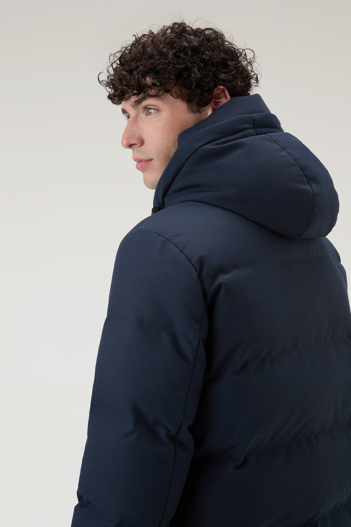 Parka with Detachable Wool Visor Blue photo 4 | Woolrich