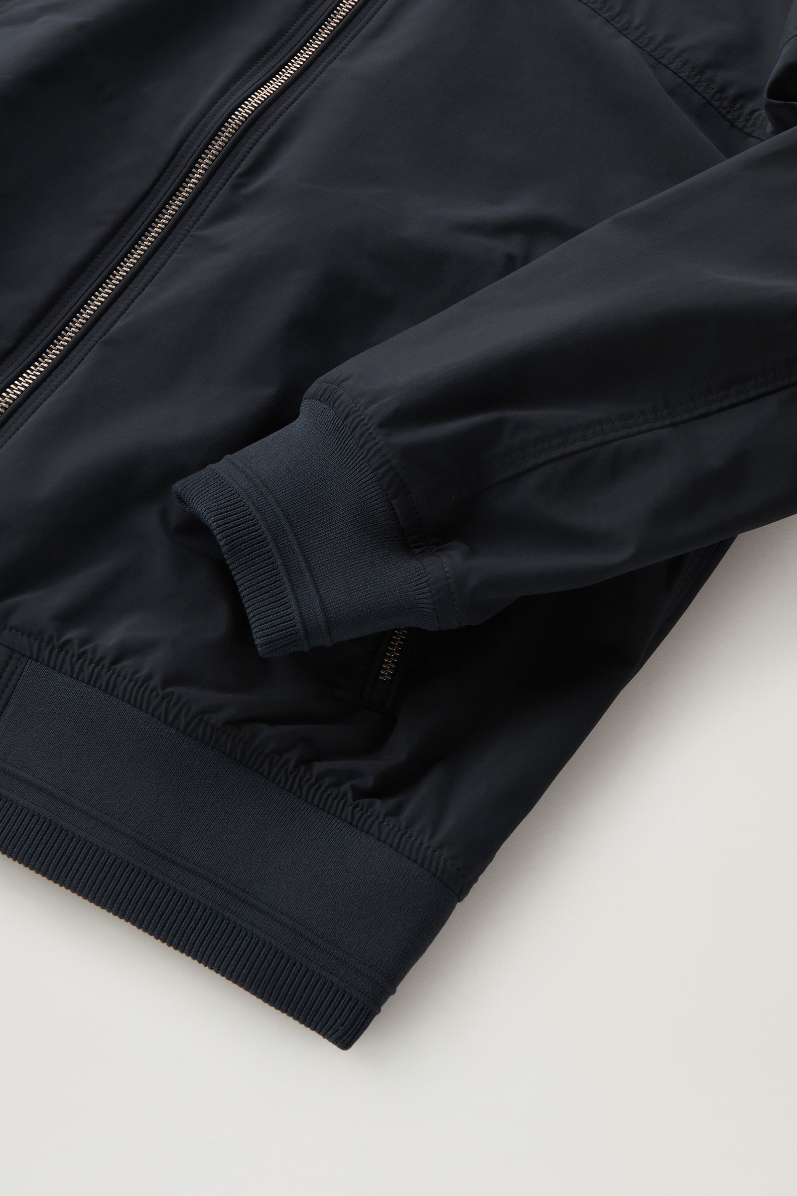 Summer-bomberjack gemaakt van Urban Touch-stof blauw photo 8 | Woolrich