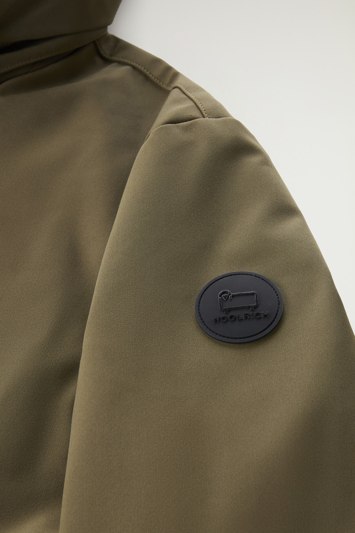 Barrow Mac Coat in Tech Softshell Green photo 8 | Woolrich