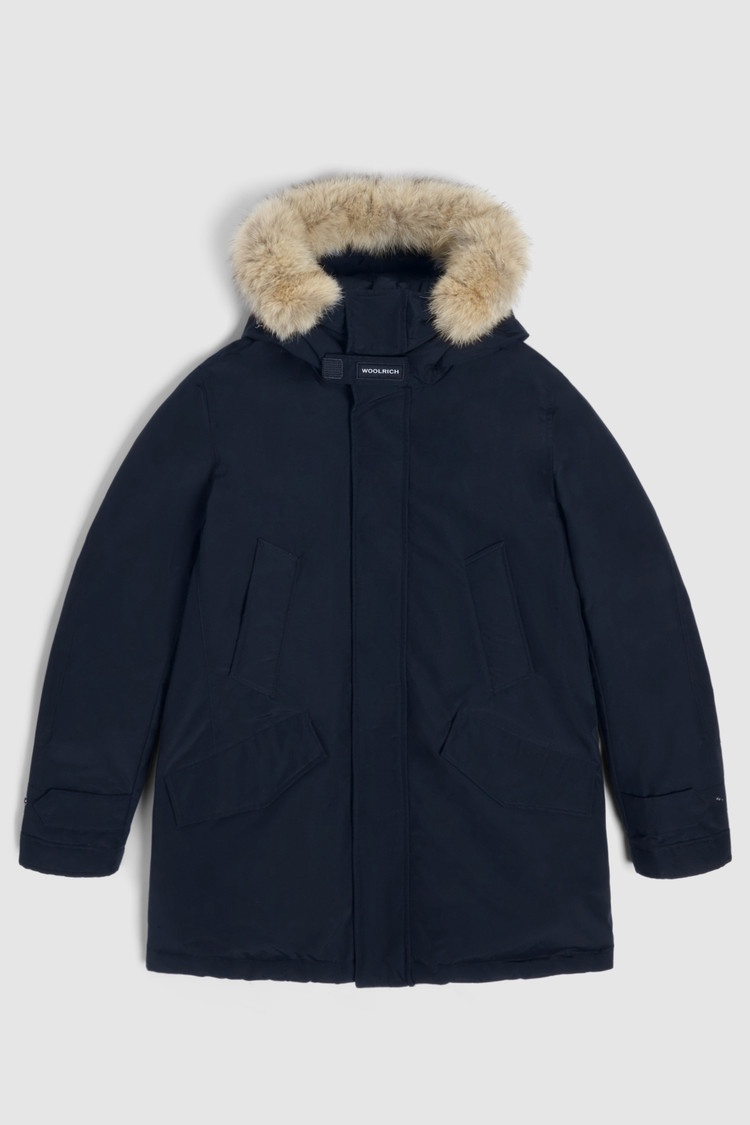 Polar Parka mit hohem Kragen, Kojote Pelz