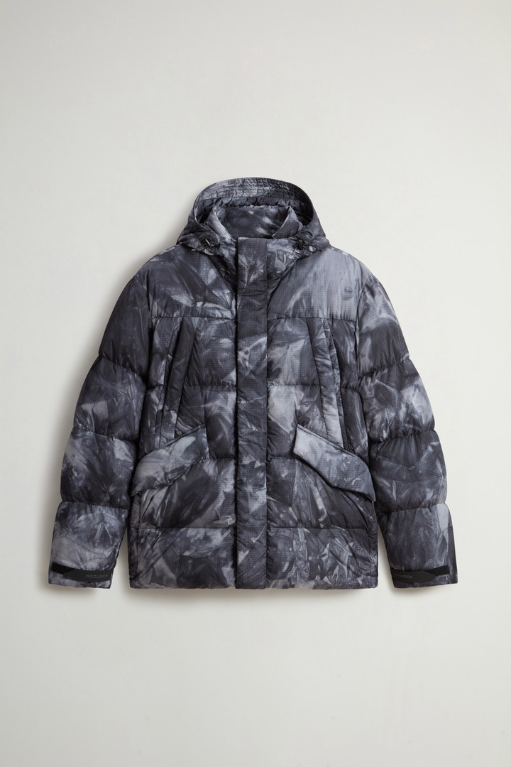 Down Jacket in Ripstop Fabric by Todd Snyder Gray photo 8 | Woolrich
