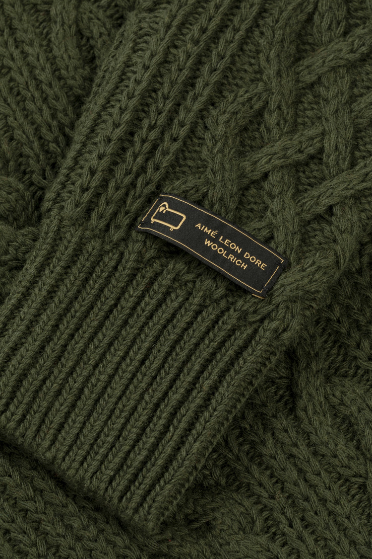 Aimé Leon Dore / Woolrich cable crewneck sweater