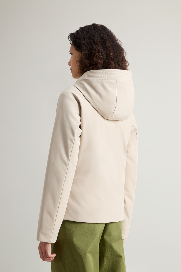 Kurzer Firth Parka aus Tech Softshell Beige photo 3 | Woolrich