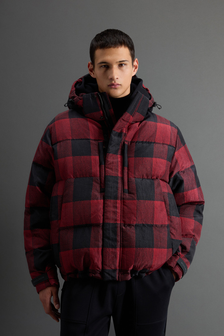 Short Check Parka in Olmetex Nylon by Todd Snyder Multicolor photo 1 | Woolrich