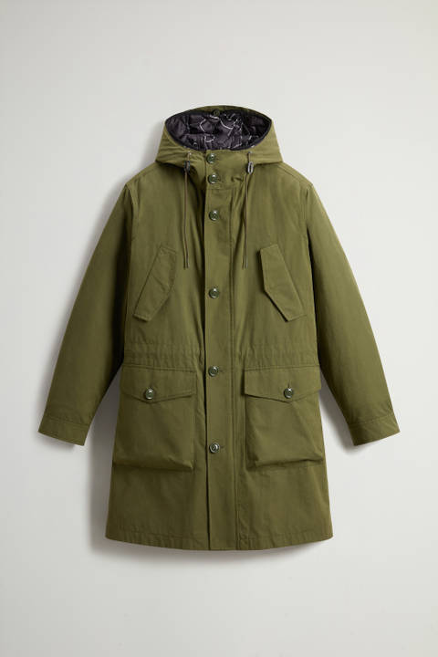 3-in-1 Mountain Cloth Parka with Camouflage Inner Jacket Green photo 2 | Woolrich