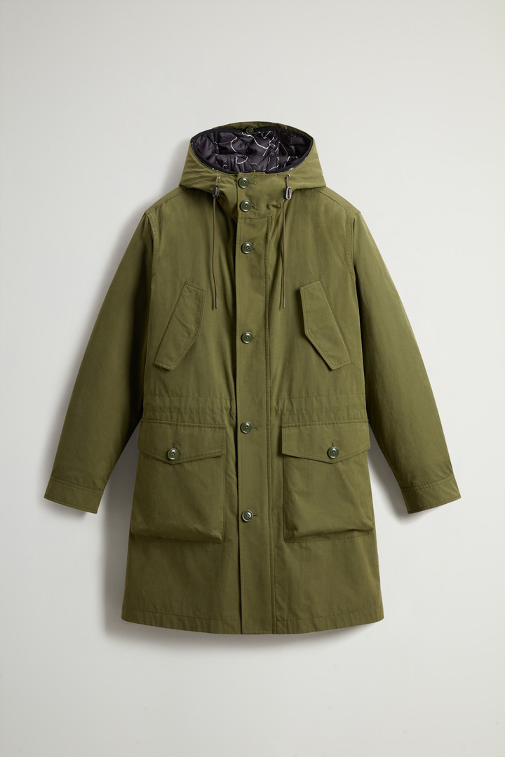 3-in-1 Mountain Cloth Parka with Camouflage Inner Jacket Green photo 6 | Woolrich