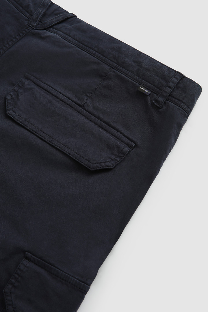 Pantalones cortos Cargo de algodón elástico