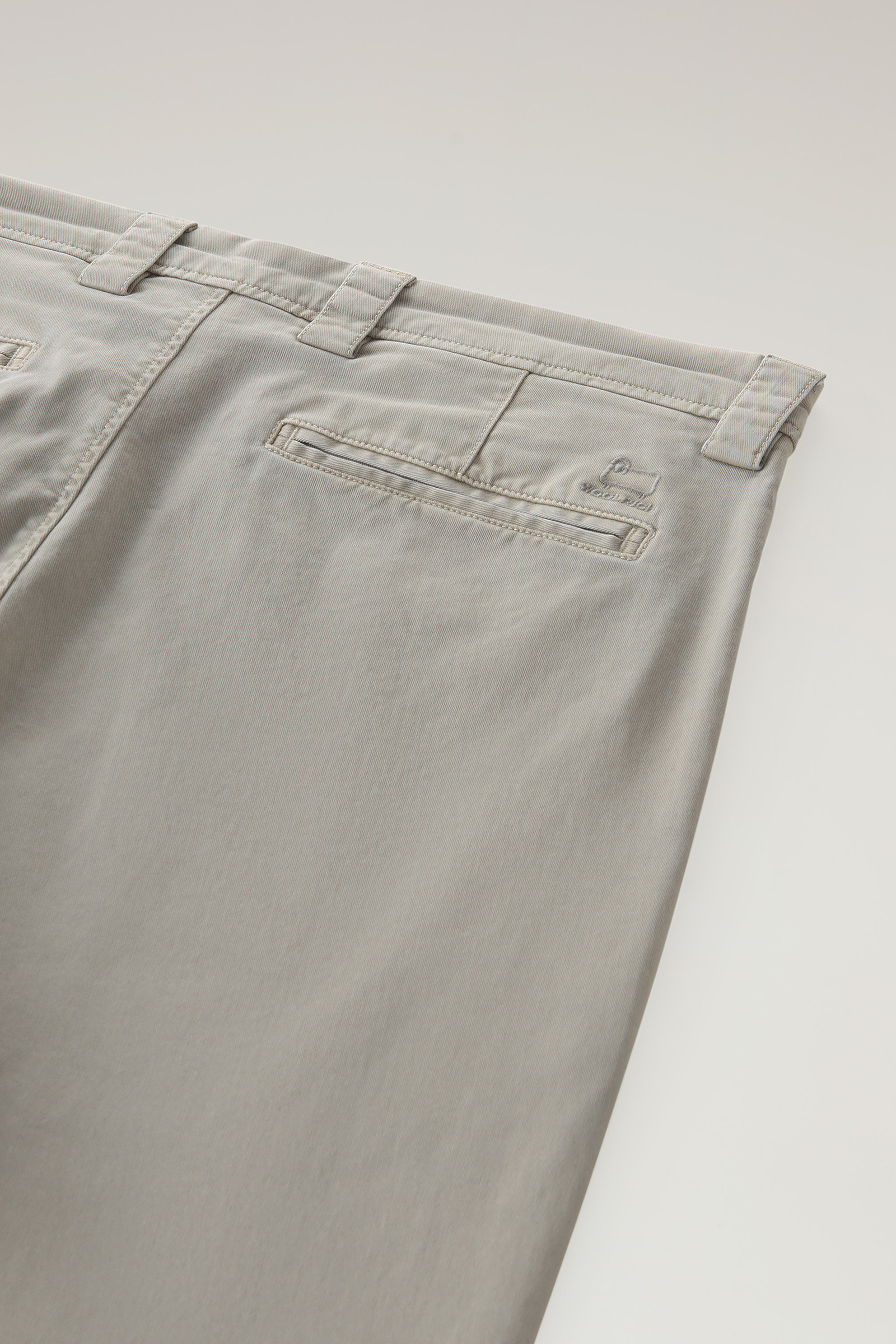 Men's Garment-Dyed Chino Pants in Stretch Cotton Twill Taupe | Woolrich USA