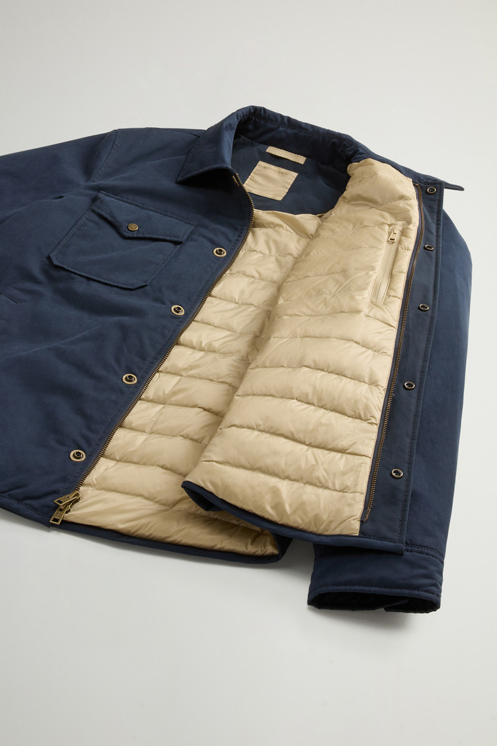 Mountain Cloth Overshirt Blue photo 8 | Woolrich