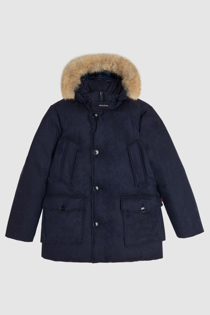 Arctic Parka luxe in lana pregiata