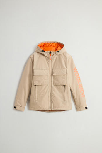Teen Boys’ City Parka in Ramar Cloth Beige | Woolrich
