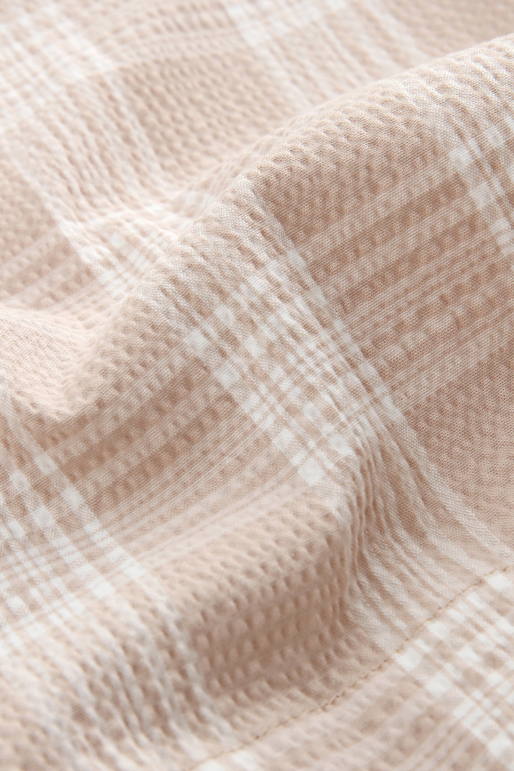 Pantalones cortos de algodón Seersucker beige photo 9 | Woolrich