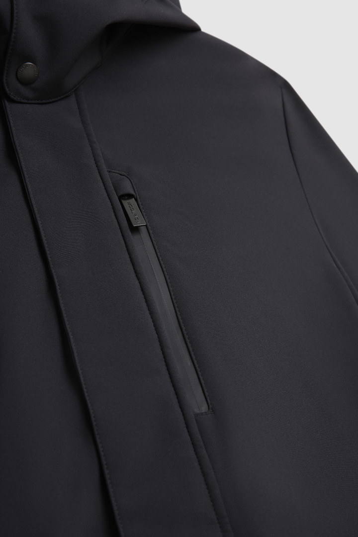 Giacca Barrow Mac in soft shell con cappuccio removibile