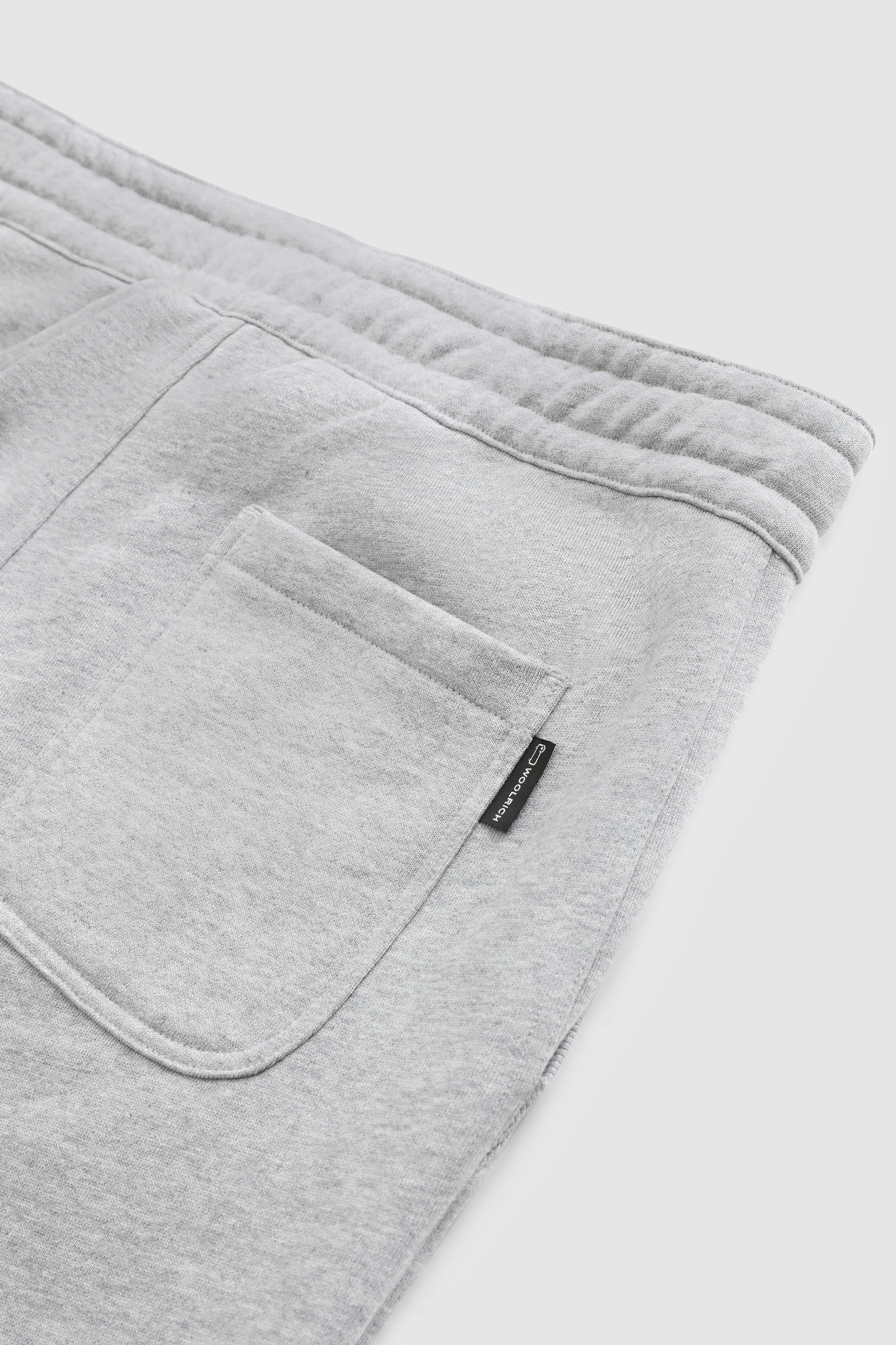 Luxe Fleece Pant in Soft Brushed Cotton Grey photo 7 | Woolrich