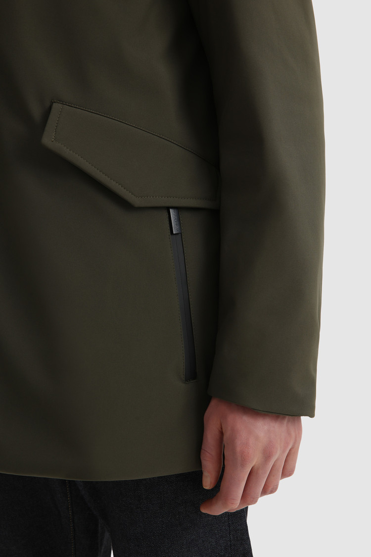 Softshell-Jacke Barrow Mac mit abnehmbarer Kapuze