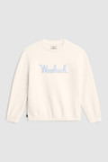 Sweater voor meisjes met logo en elastische boorden
