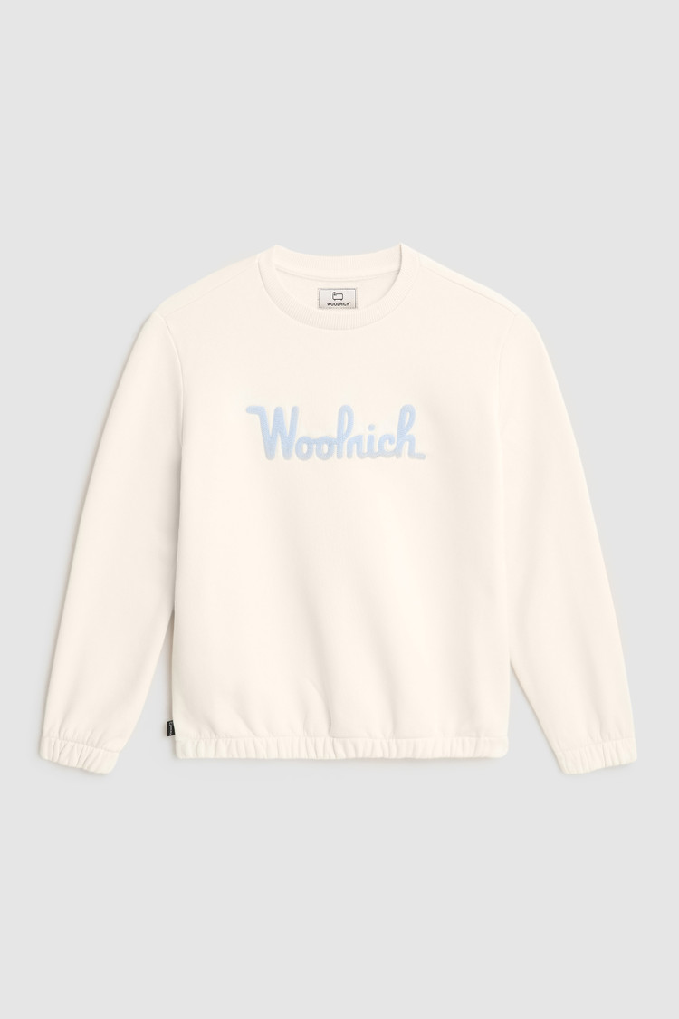 Girl's logo Sweatshirt with Elasticated Edges