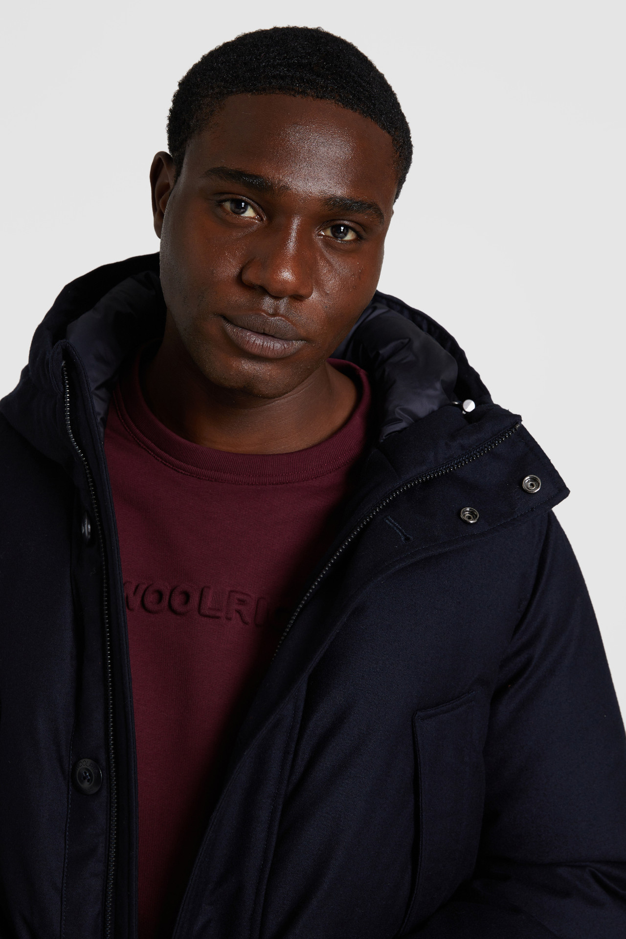 Mountain Parka van fijne wol