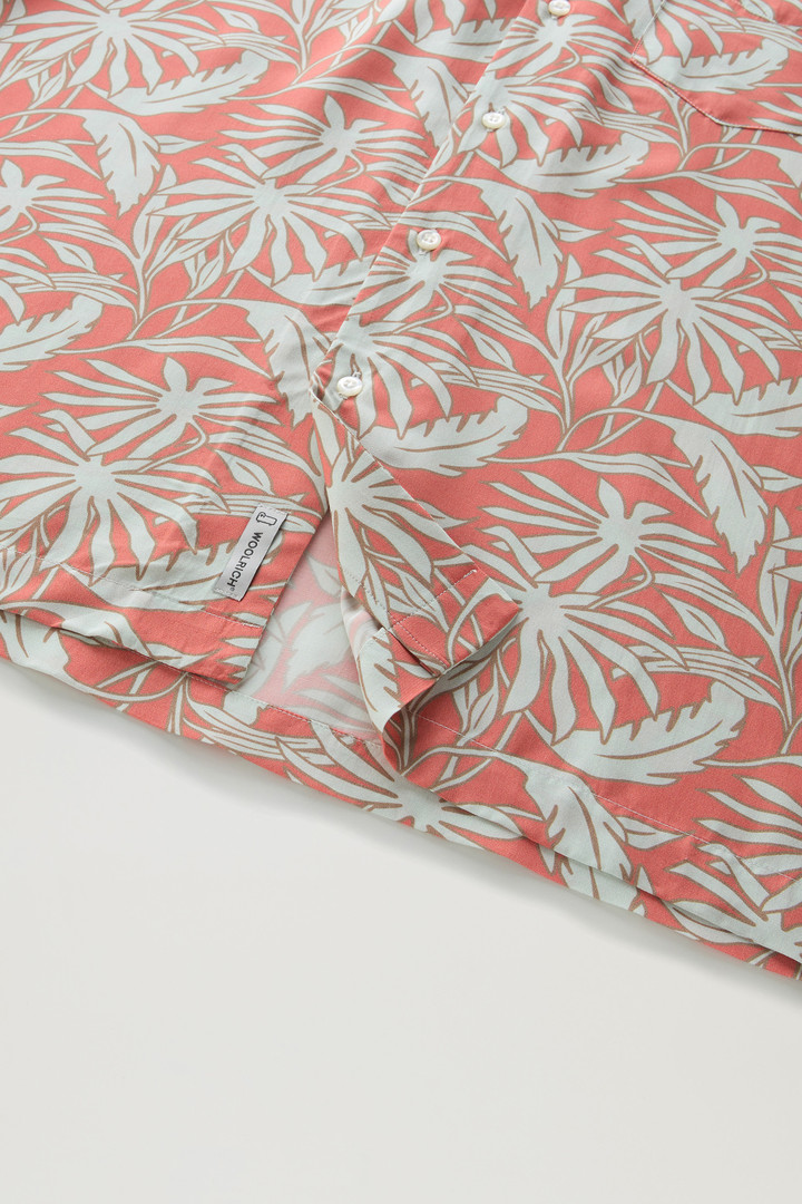 Overhemd met tropische opdruk Roze photo 8 | Woolrich