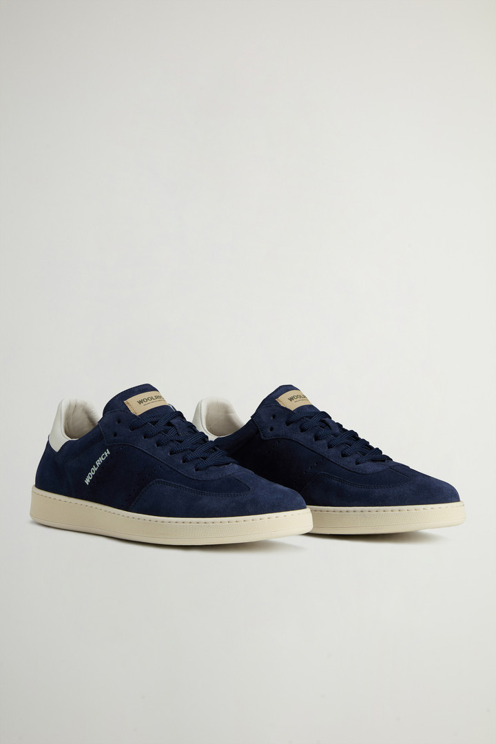 Sneakers Swing Court aus Veloursleder Blau photo 2 | Woolrich