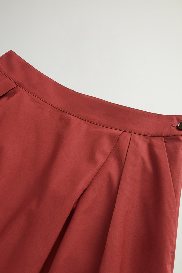 Pure Cotton Poplin Skirt Red photo 5 | Woolrich