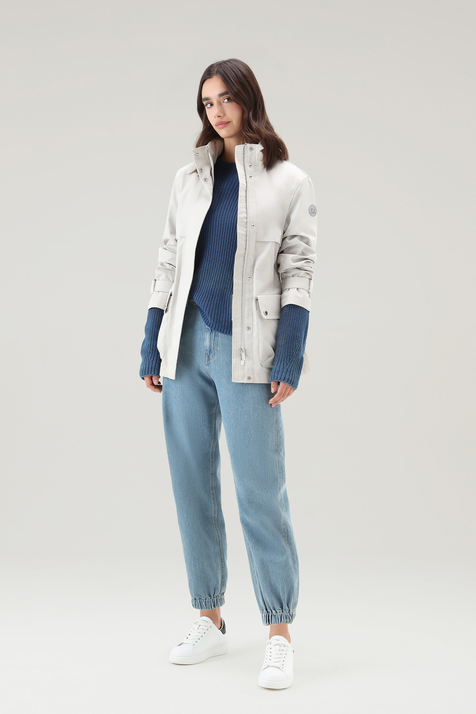 Giacca Havice con cappuccio richiudibile bianco photo 2 | Woolrich