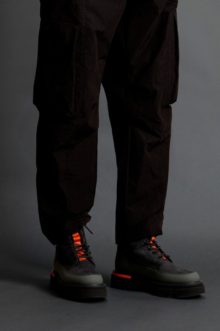 Ankle Boots in Tumbled Nubuck Leather by Todd Snyder Black photo 6 | Woolrich