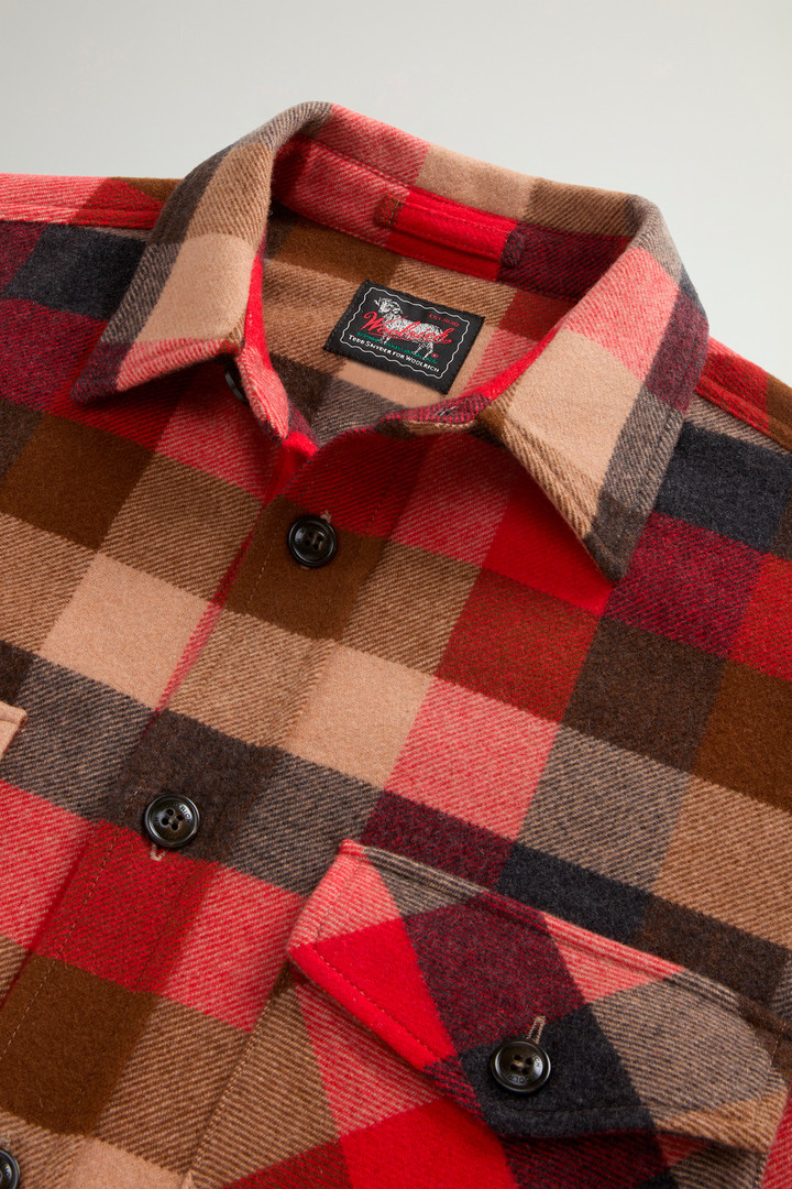 Checked Overshirt in Pure Cashmere by Todd Snyder Multicolor photo 6 | Woolrich