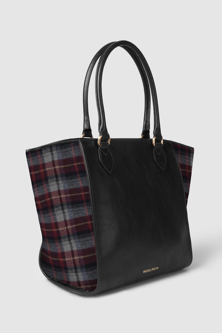 Mixed media tote bag