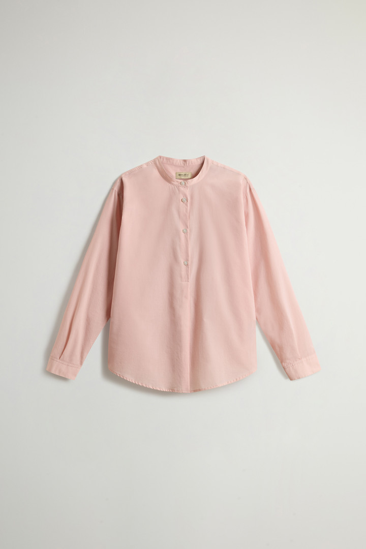 RELAXED HENLEY SHIRT Rosa photo 5 | Woolrich