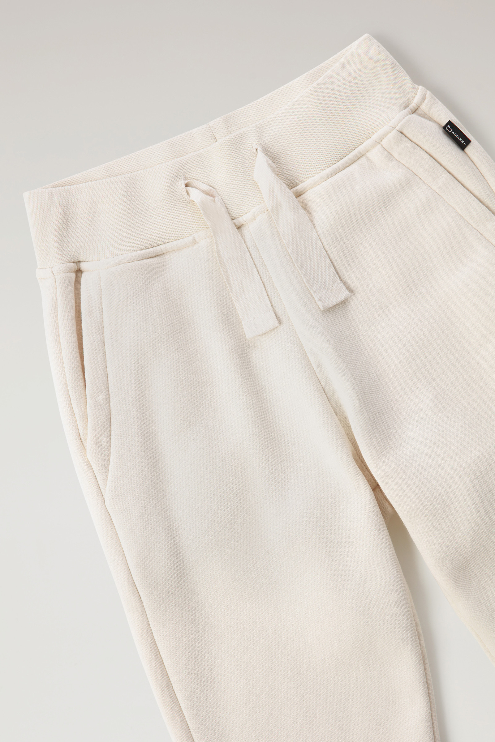 Girls' Organic Fleece Pants White photo 5 | Woolrich