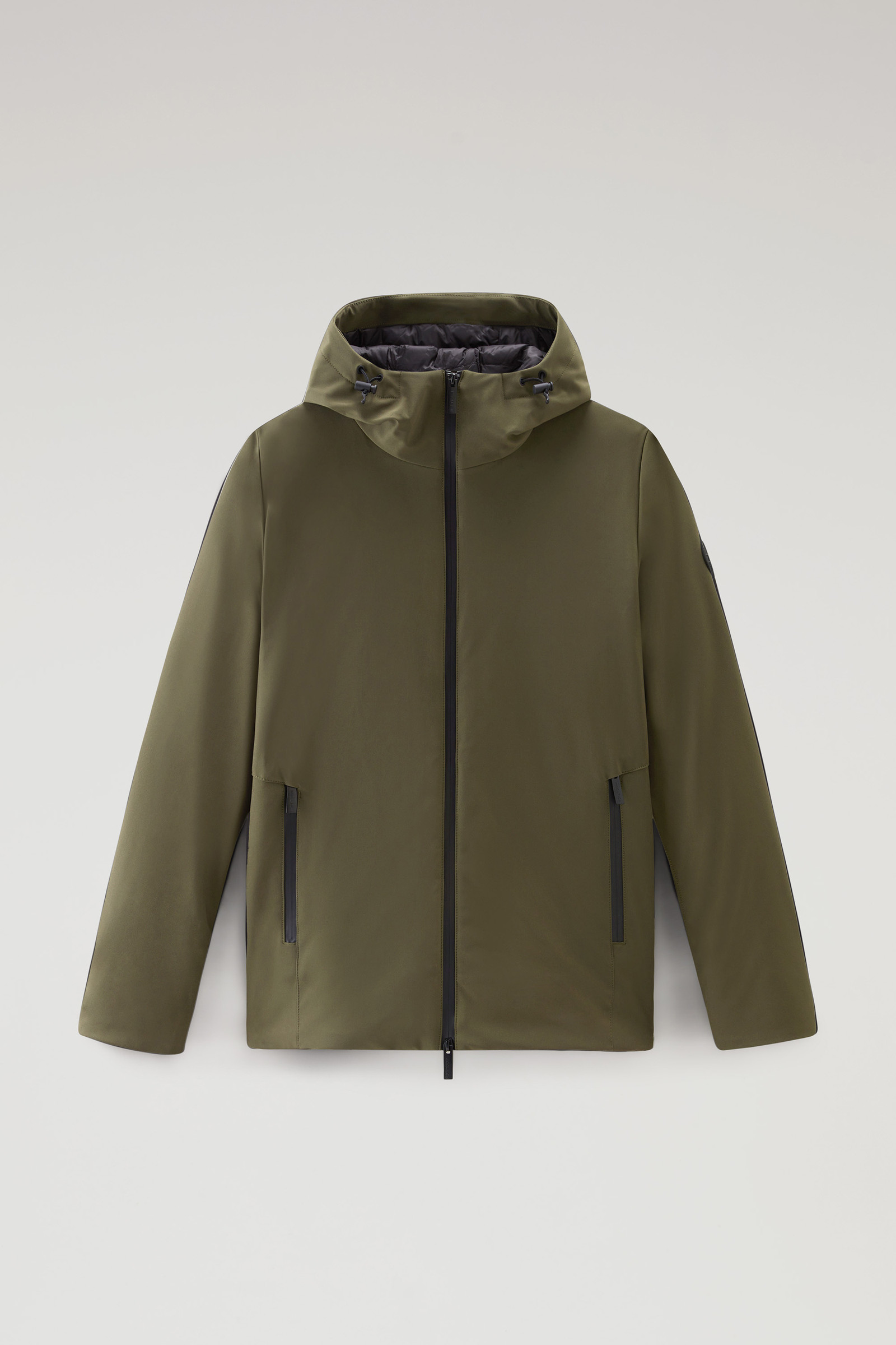 Men's Pacific Jacket in Tech Softshell Green | Woolrich USA