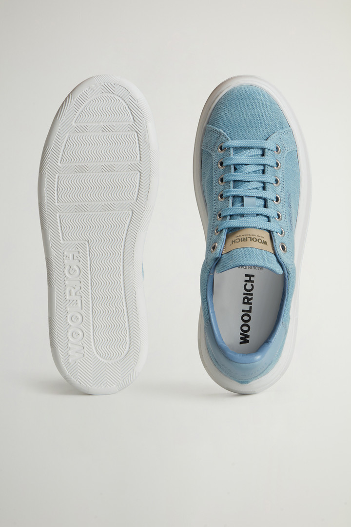 Chunky Court Cotton Sneakers Blue photo 4 | Woolrich