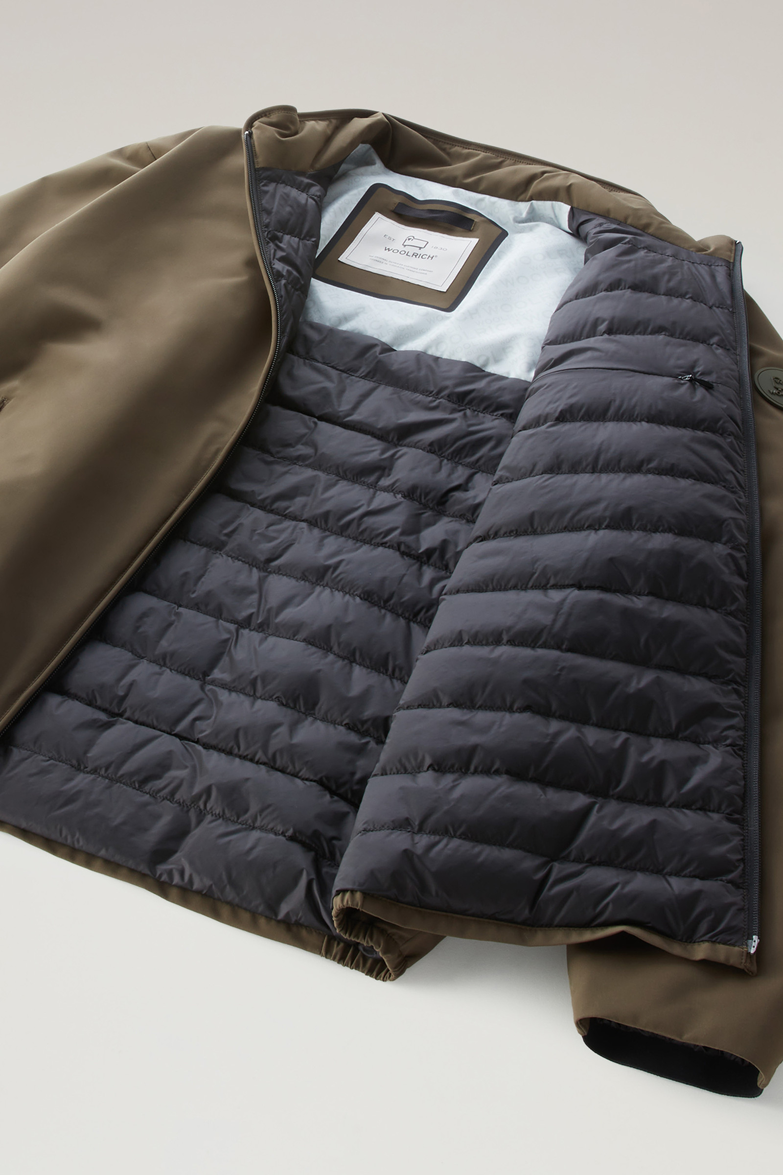 Padded Sailing Bomber Green photo 10 | Woolrich