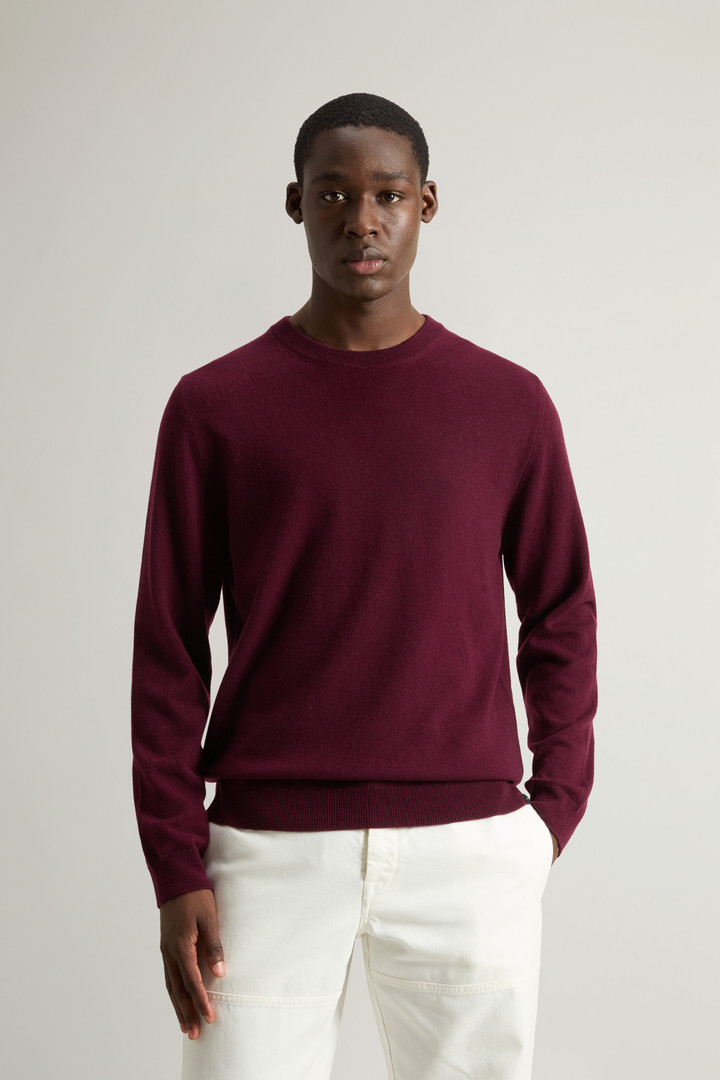 Pure Cashmere Crewneck Sweater Purple photo 1 | Woolrich