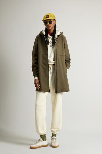 Parka impermeable de Light Stretch Verde | Woolrich