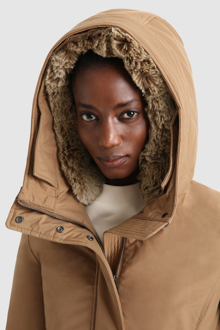 Parka Boulder con piel sintética