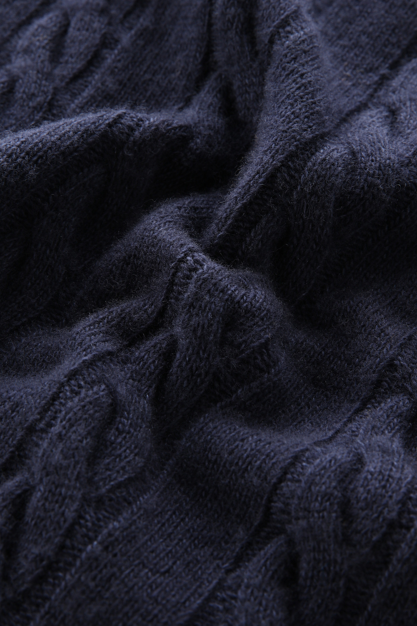 Garment-dyed Cable-knit Skirt Blue photo 6 | Woolrich