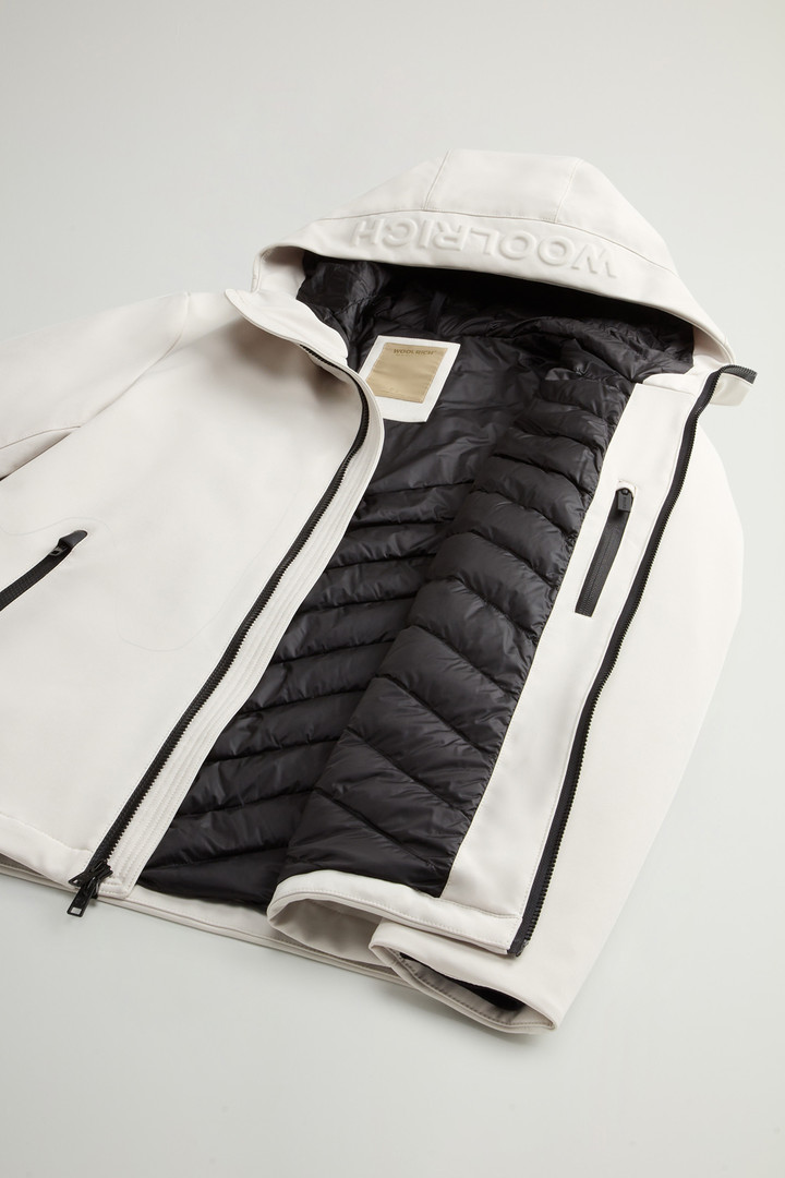 Pacific Jacket in Tech Softshell White photo 9 | Woolrich