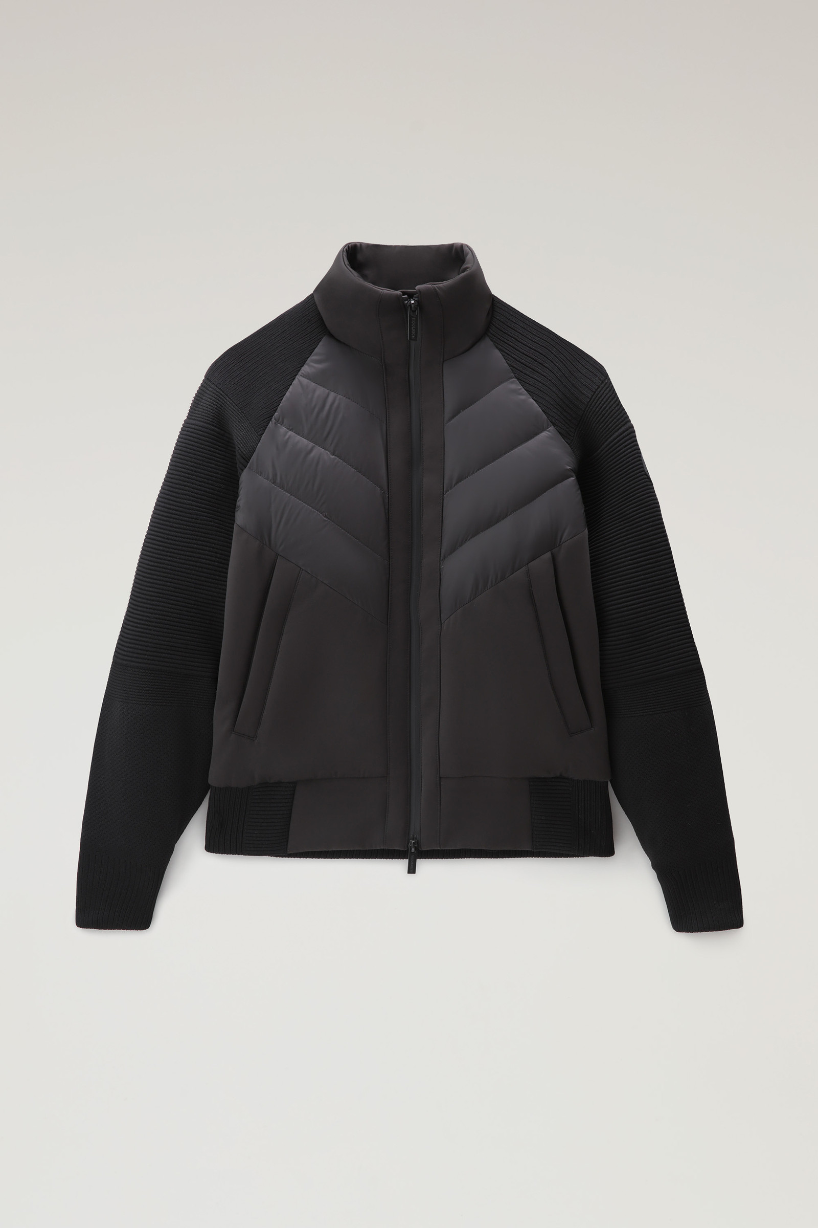 Stretch Suffolk Bomber in Microfiber and Softshell Black photo 5 | Woolrich