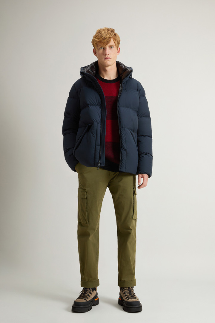 Doudoune Sierra Supreme en nylon élastique Bleu photo 2 | Woolrich