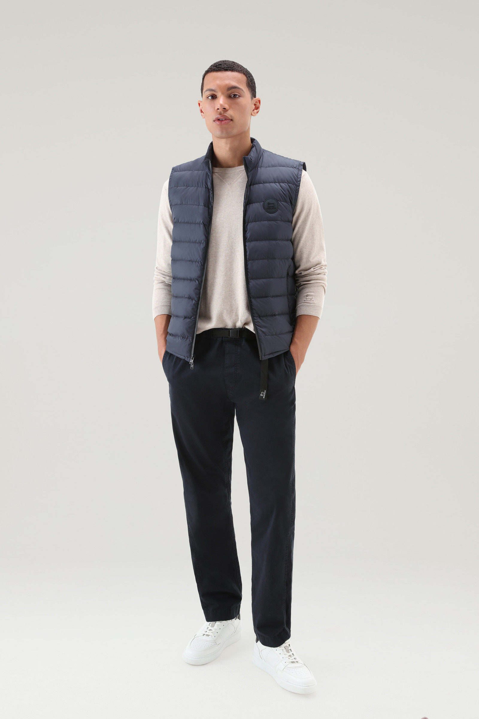 Padded and Quilted Sundance Vest Blue photo 2 | Woolrich