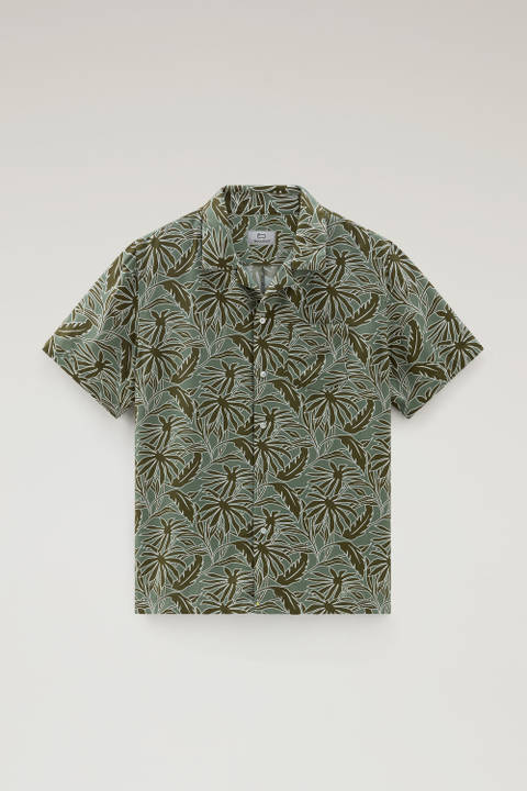 Shirt with Tropical Print Green photo 2 | Woolrich