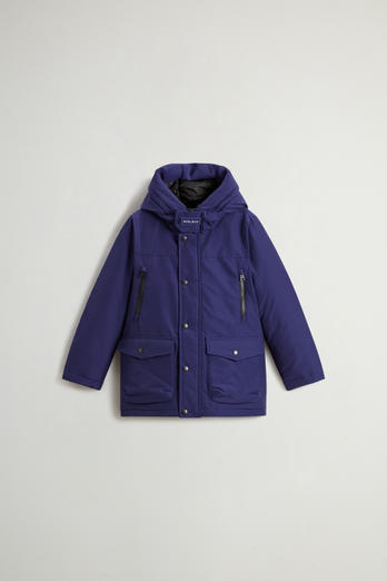 Boys’ Arctic Parka in Ramar Cloth Purple | Woolrich