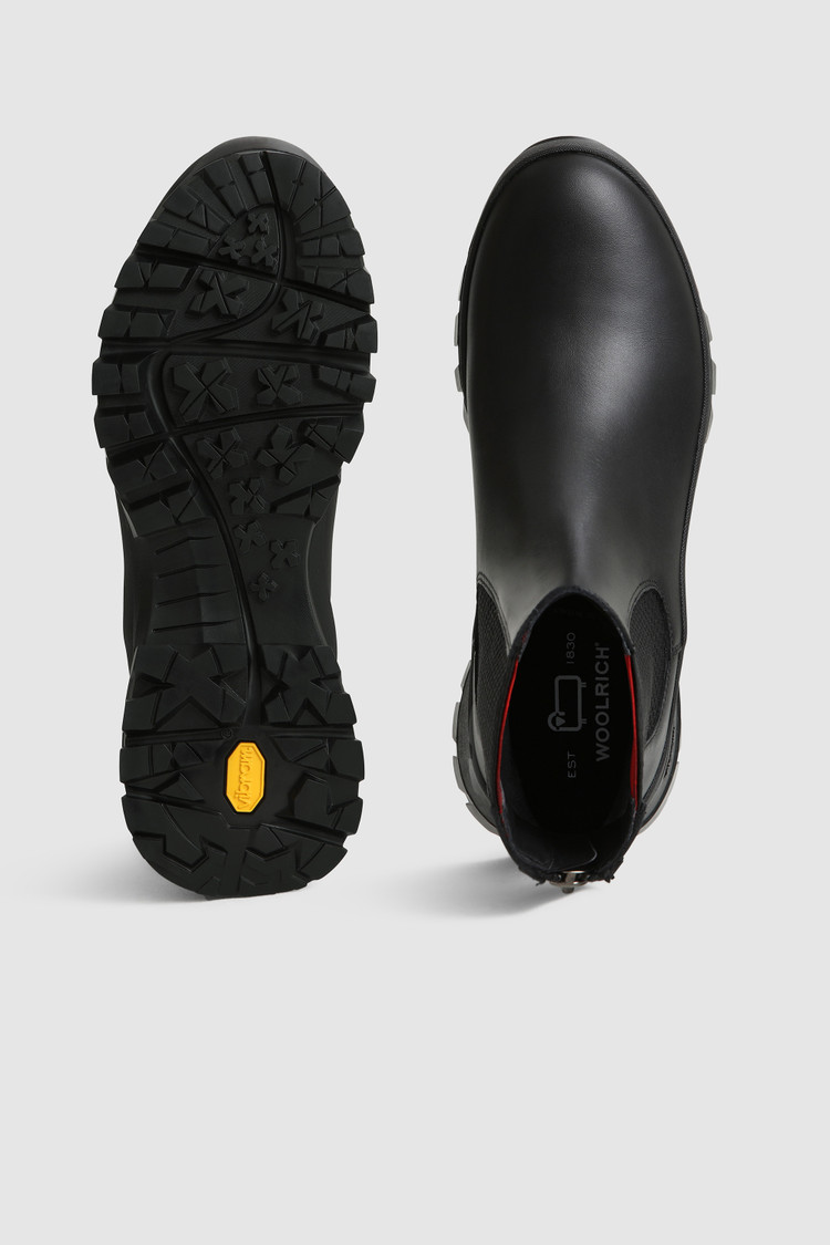 Chelsea wandelschoenen van mat leer