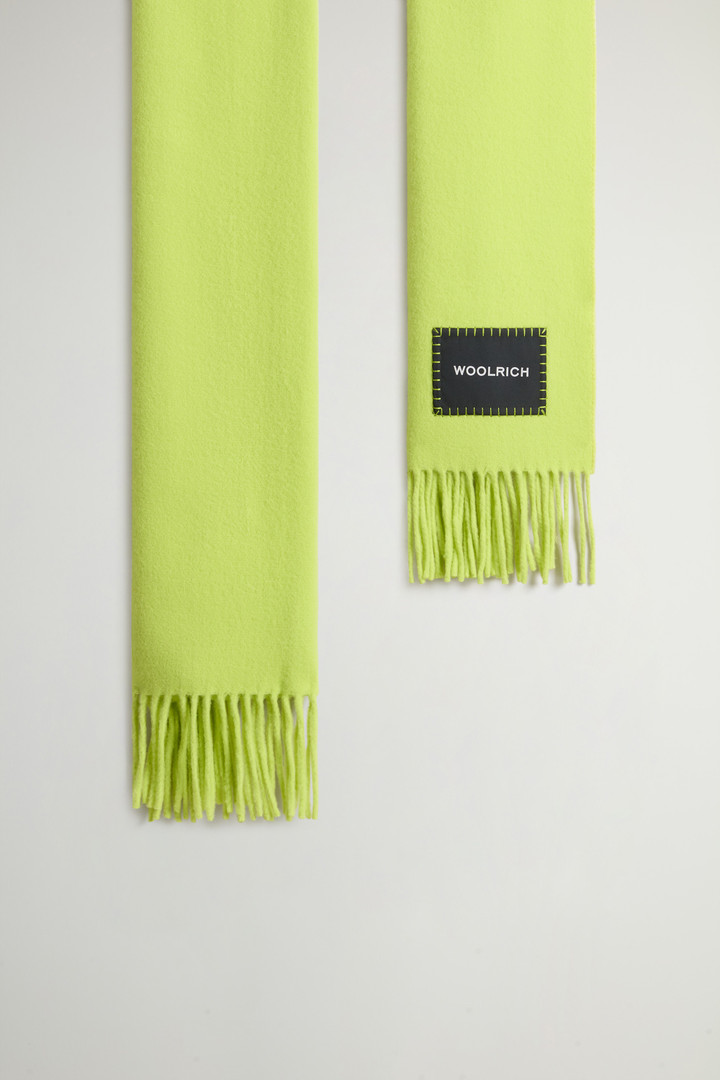 Pure Virgin Wool Scarf Yellow photo 2 | Woolrich