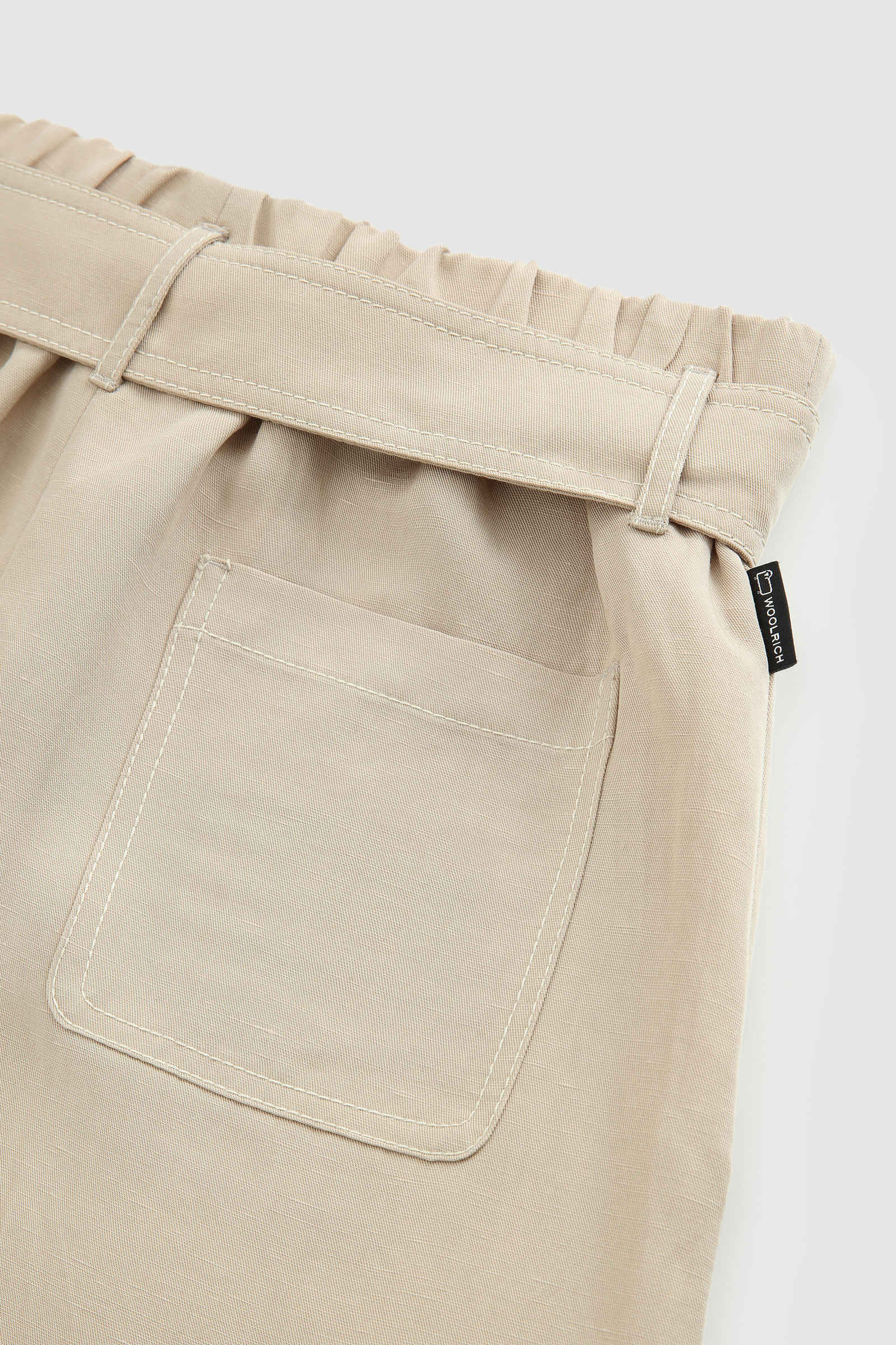 Outdoorshorts van linnenmix Beige photo 7 | Woolrich
